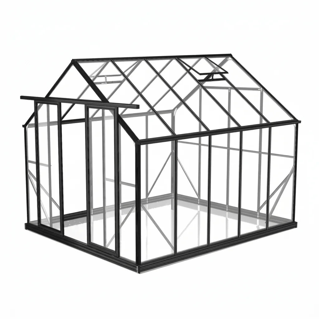 Wintergardenz 8ft x 10ft polycarbonate greenhouse, Australian made