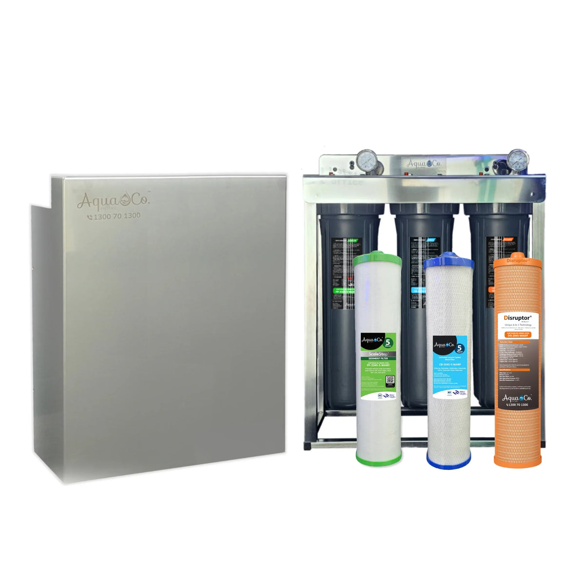AquaCo whole house water filter system for an Australian home