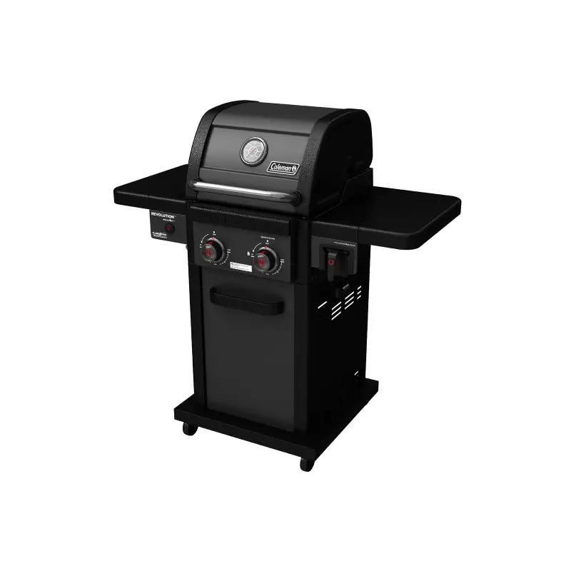 coleman-revolution-2-burner-bbq-right-side-view-matte-black