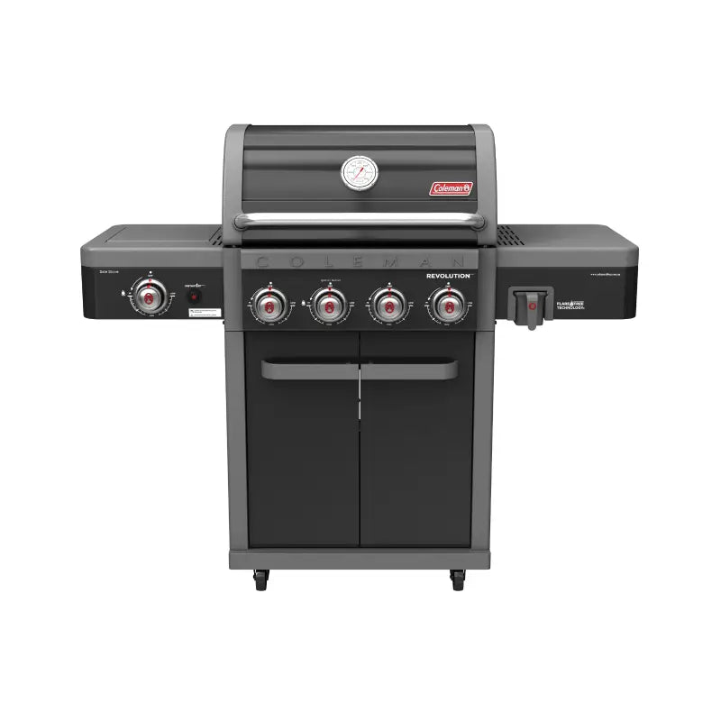 coleman-revolution-4-burner-bbq-with-side-burner-gloss-black-grey