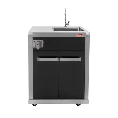 Coleman Revolution outdoor kitchen sink module in black gloss