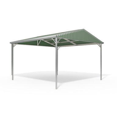 Double Gable Roof Carport - product photo