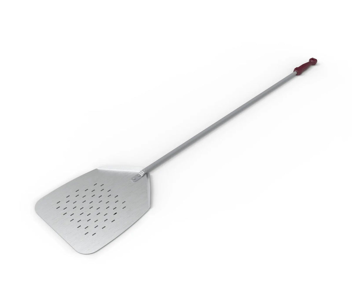 Marchiceiu 1050mm perforated pizza launching peel, 304 stainless steel, for Grande 900 oven