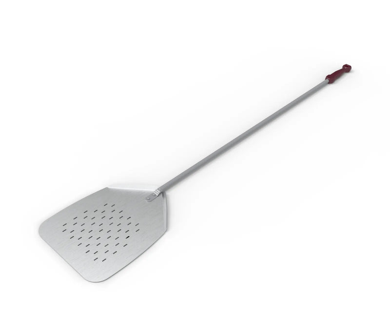 Marchiceiu 1050mm perforated pizza launching peel, 304 stainless steel, for Grande 900 oven