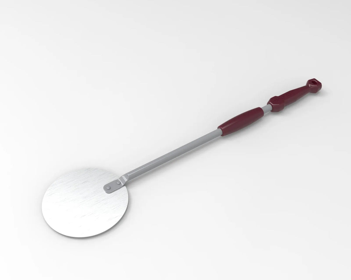 Marchiceiu 550mm pizza turning peel, 304 stainless steel, for Piccolo and Bambino ovens