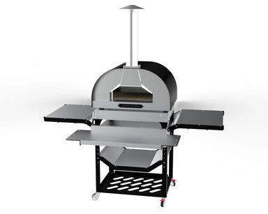 Marchiceiu Piccolo Ultimate wood-fired pizza oven package, complete outdoor pizza station
