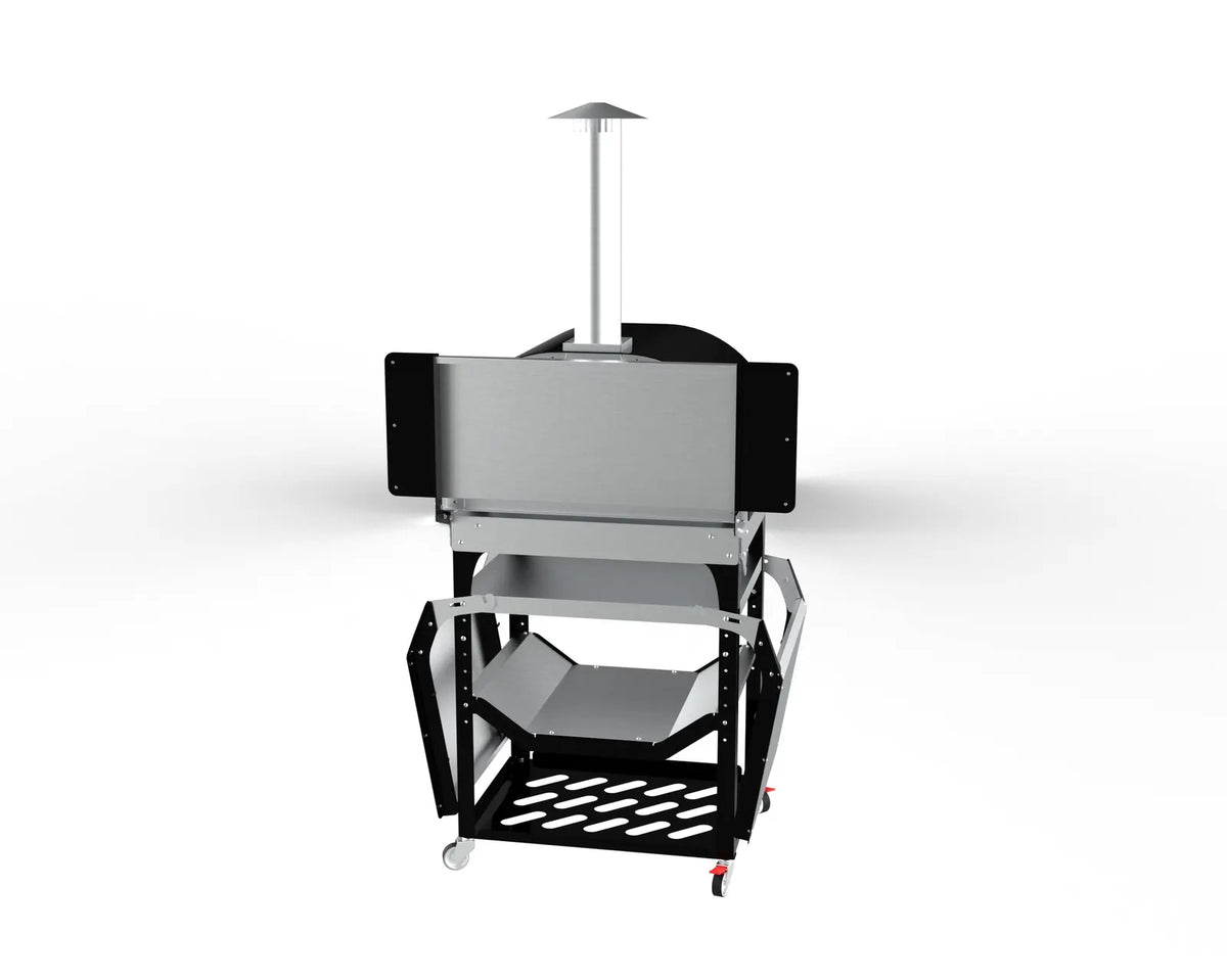 Marchiceiu Piccolo Ultimate wood-fired pizza oven package, detail view