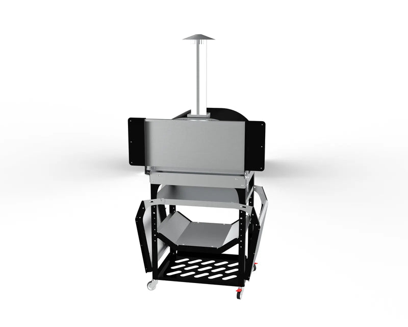 Marchiceiu Piccolo Ultimate wood-fired pizza oven package, detail view
