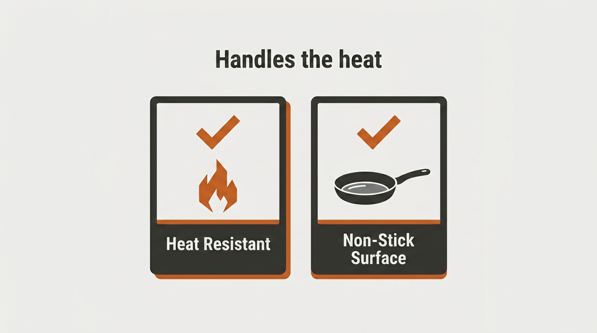 Obsidian mat benefits: heat resistant, non-stick surface