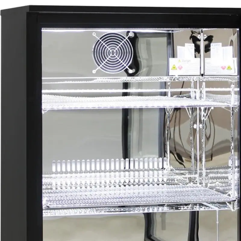 rhino-black-2-door-bar-fridge-with-shelving