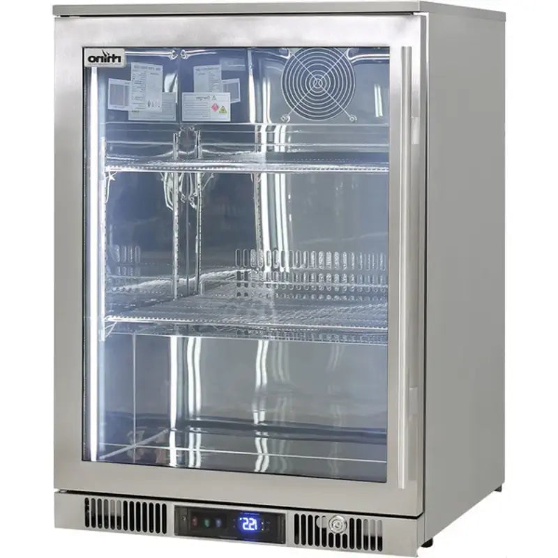 rhino-envy-stainless-steel-single-glass-door-bar-fridge-door-closed