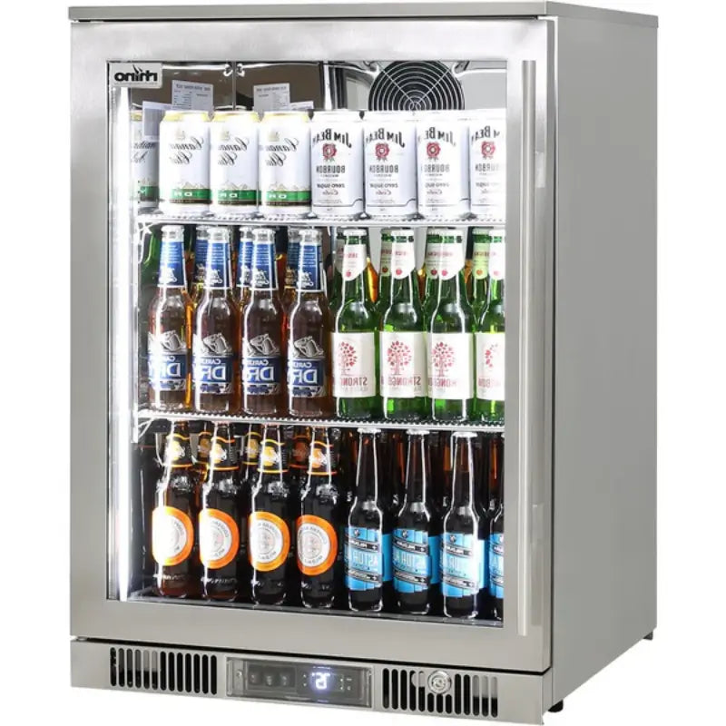 rhino-envy-stainless-steel-single-glass-door-bar-fridge-side-view-door-closed