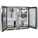 rhino-stainless-steel-2-door-heated-glass-bar-fridge-doors-open