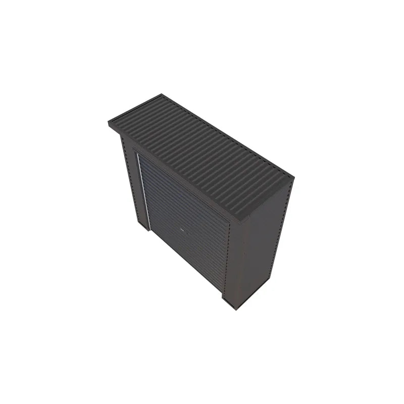 Spanbilt Smartlocker Lockaway 800 garden shed top view, Monolith Colorbond