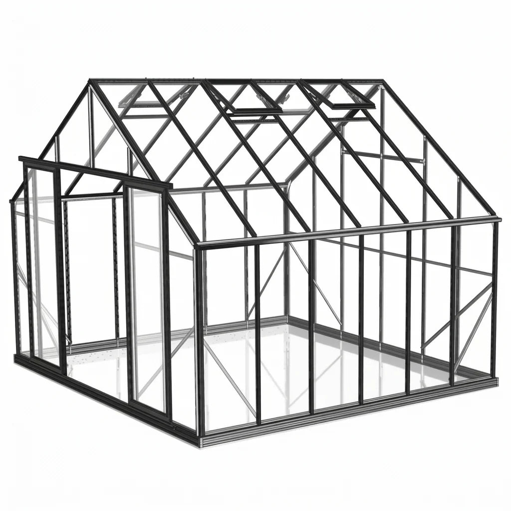 Wintergardenz 10ft x 12ft polycarbonate greenhouse, Australian made