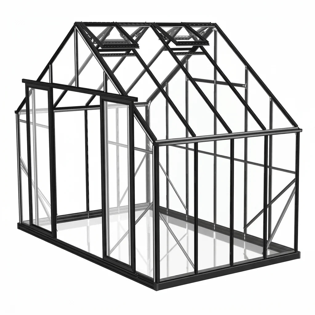 Wintergardenz 10ft x 8ft polycarbonate greenhouse, Australian made