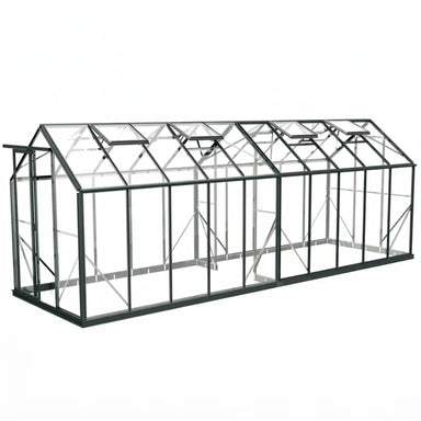 Wintergardenz 6ft x 20ft toughened glass greenhouse, Australian made
