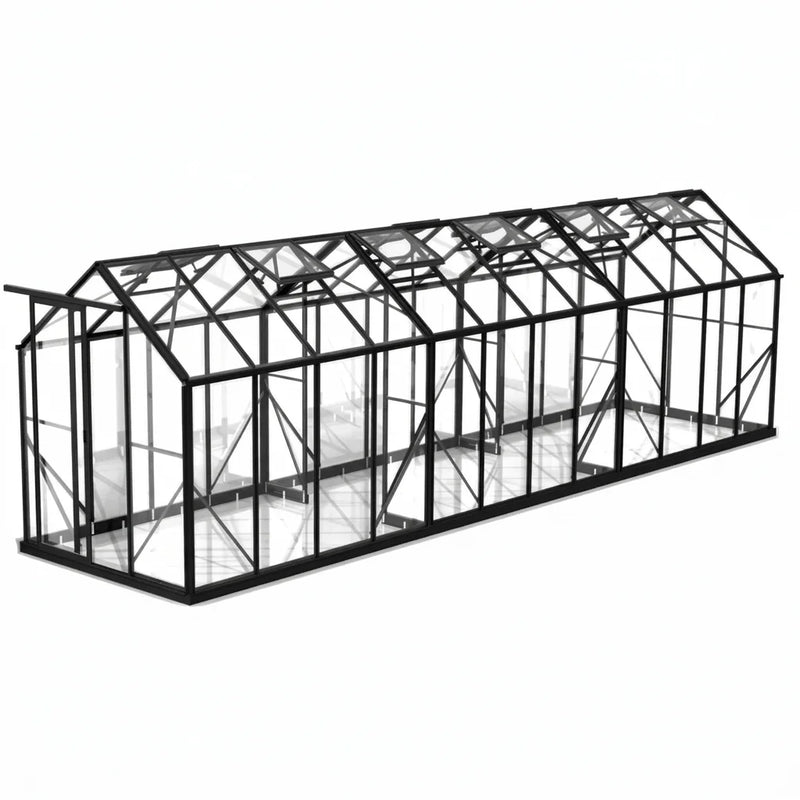Wintergardenz 6ft x 24ft polycarbonate greenhouse, Australian made