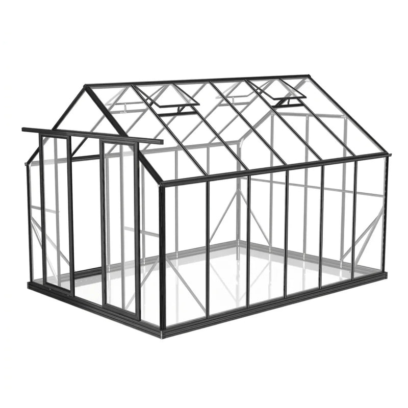 Wintergardenz 8ft x 12ft toughened glass greenhouse, Australian made