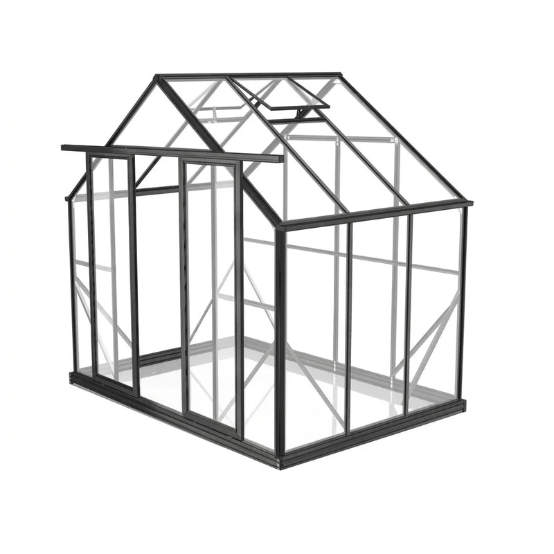 Wintergardenz 8ft x 6ft toughened glass greenhouse, Australian made