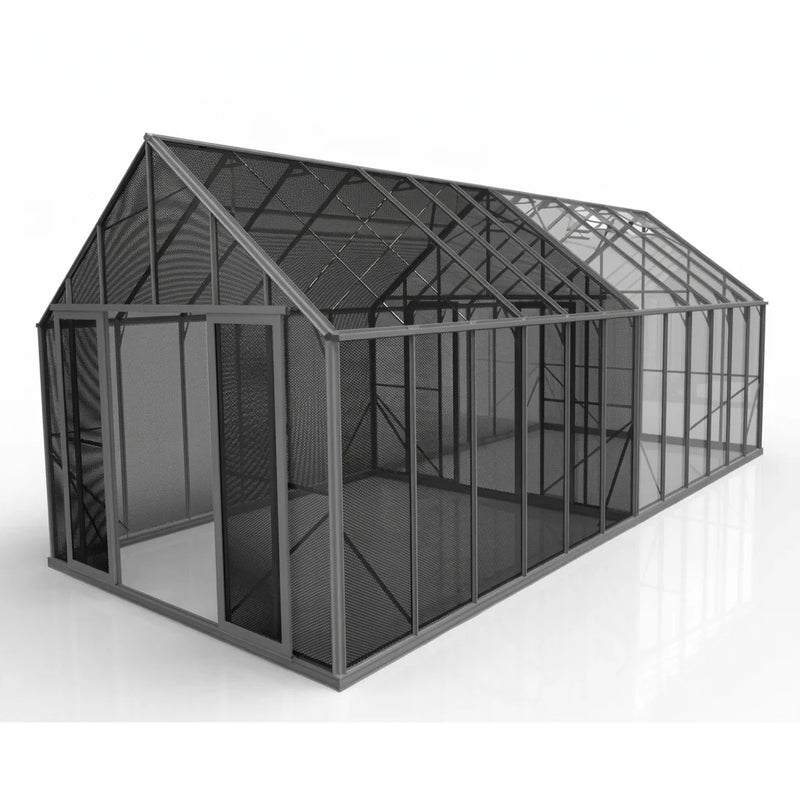Wintergardenz Multizone Growhouse 10ft x 24ft, dual-zone greenhouse